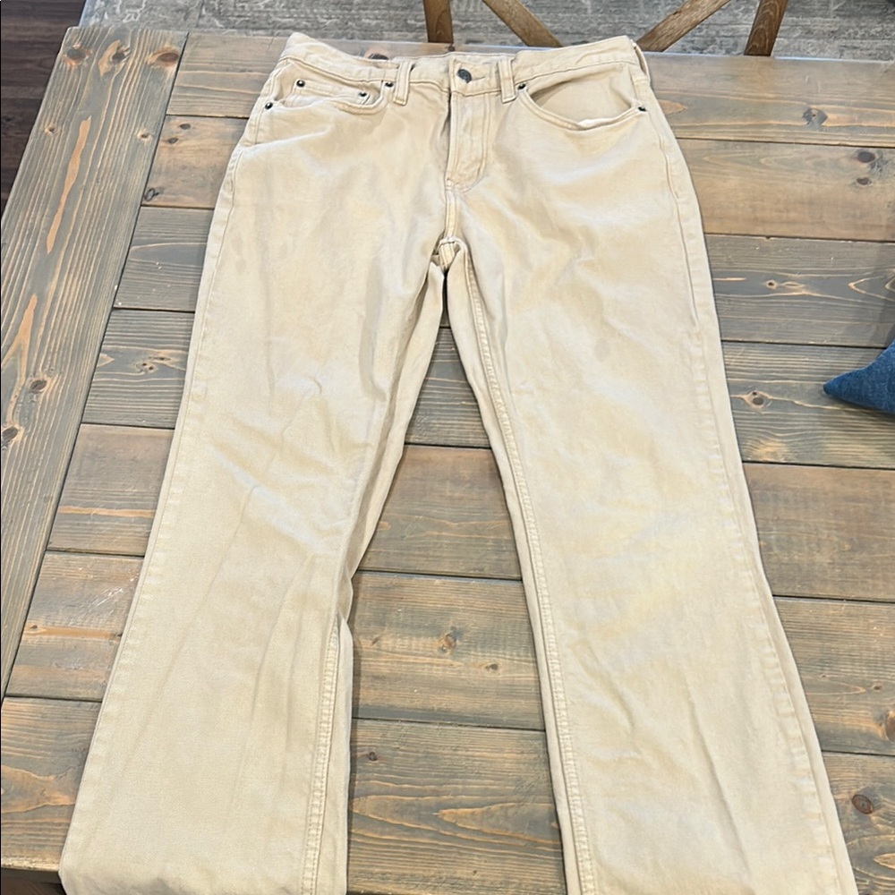3 Pairs Old Navy Blue and Tan Bootcut Jeans 32X34 - Picture 3 of 10